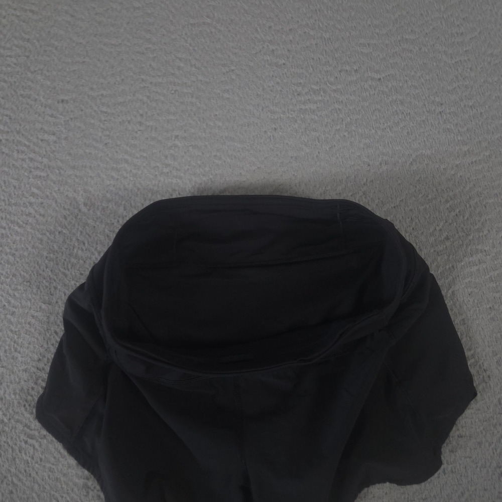 Lululemon Shorts Womens 6 Black Hotty Hot High-Rise Lined 4" Running Gym Workout - Picture 6 of 11